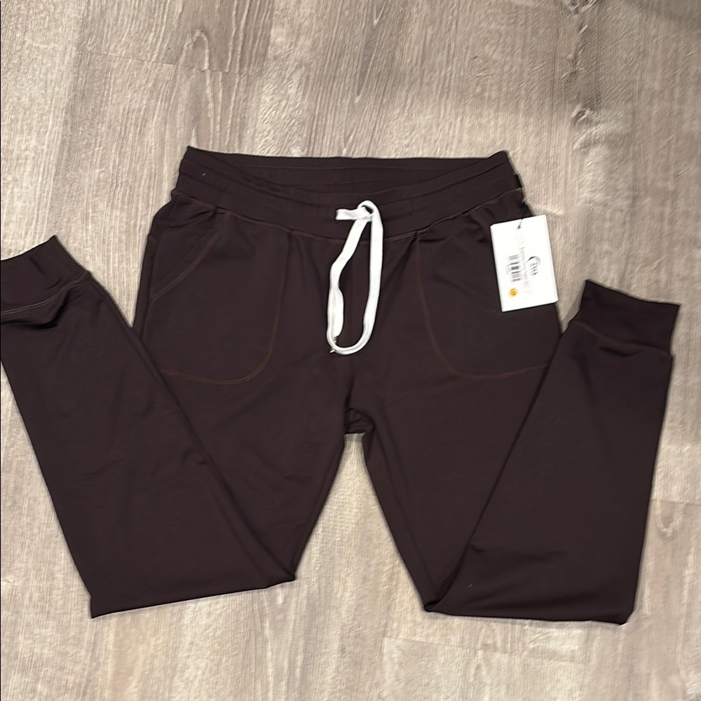 ZYIA Espresso Brown Cozy Joggers